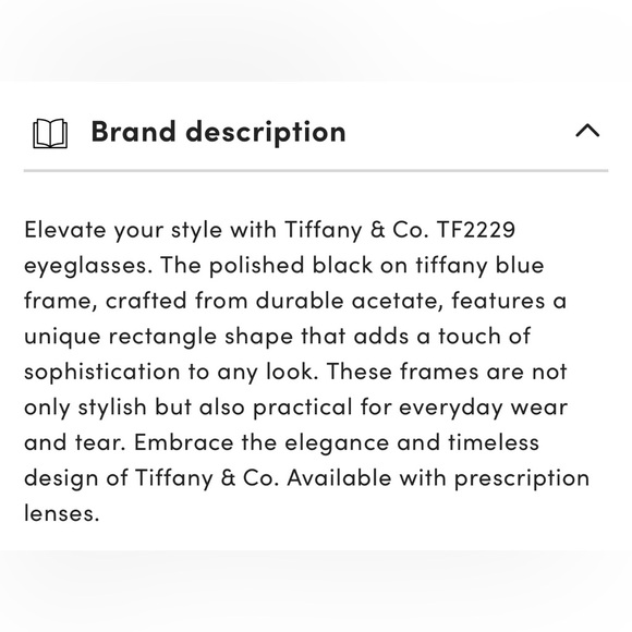 Tiffany & Co. Black and teal women’s frames - Picture 4 of 10